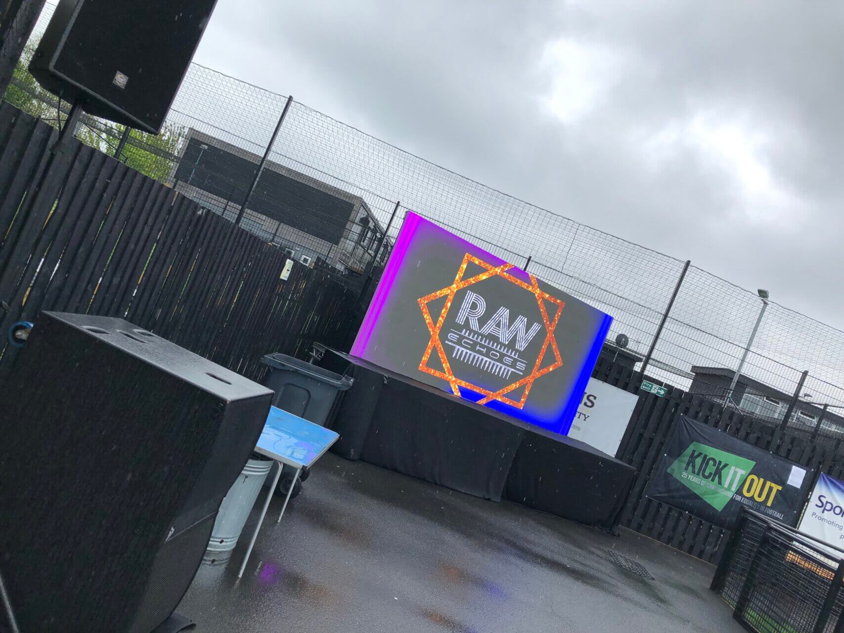 outdoor led screen hire in walsall football sports concert festival 